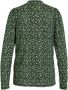ONLY MATERNITY gebloemde zwangerschapstop OLMPELLA zwart groen Dames Polyester Opstaande kraag XXL - Thumbnail 2