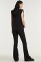 ONLY MATERNITY low waist flared broek OLMNELLA zwart Dames Polyester Effen XL - Thumbnail 4