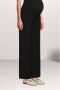 ONLY MATERNITY ribgebreide zwangerschapsbroek zwart Dames Polyester Effen XXL - Thumbnail 4