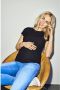 ONLY MATERNITY ribgebreide zwangerschapstop Emma zwart Dames Polyester Ronde hals XXL - Thumbnail 3