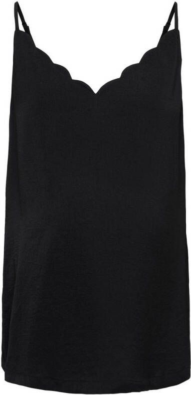 ONLY MATERNITY zwangerschapsspaghettitop OLMDEBBIE van polyester zwart
