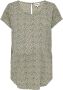 ONLY MATERNITY zwangerschapstop OLMPAULINE met stippen ecru zwart Dames Polyester Ronde hals XXL - Thumbnail 2