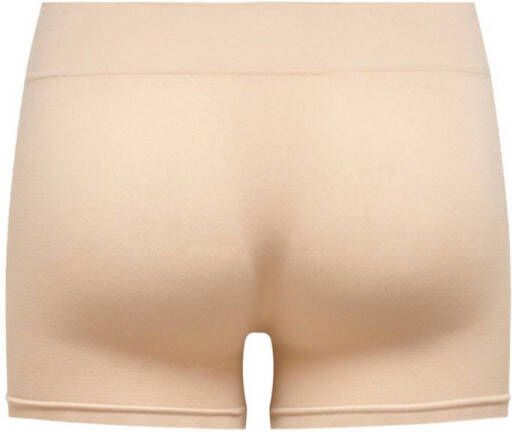 ONLY naadloze short ONLVICKY lichtbeige