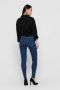ONLY push-up skinny jeans ONLPOWER dark blue denim - Thumbnail 5