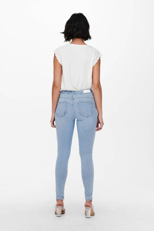 ONLY push-up skinny jeans ONLPOWER light blue denim