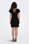 Only Gebreide jurk met pofmouwen model 'Leelo' - Thumbnail 3