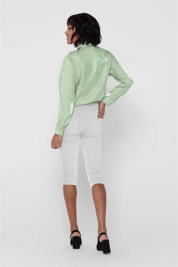 ONLY skinny capri jeans ONLRAIN white