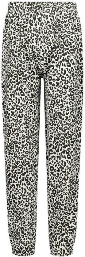 Orange Stars pyjama met printopdruk zwart