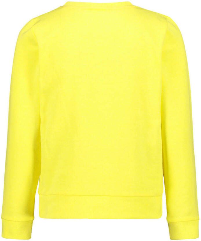 Orange Stars sweater met printopdruk geel