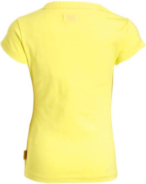 Orange Stars T-shirt Manouk met printopdruk geel