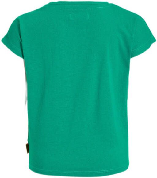 Orange Stars T-shirt Marcelle met printopdruk groen