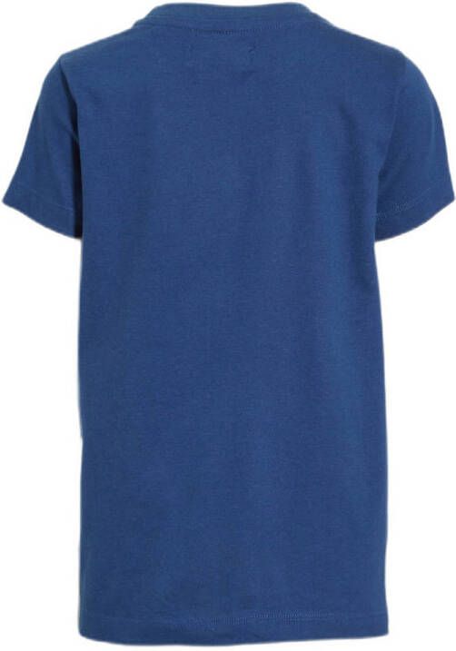 Orange Stars T-shirt Mauk met printopdruk blauw