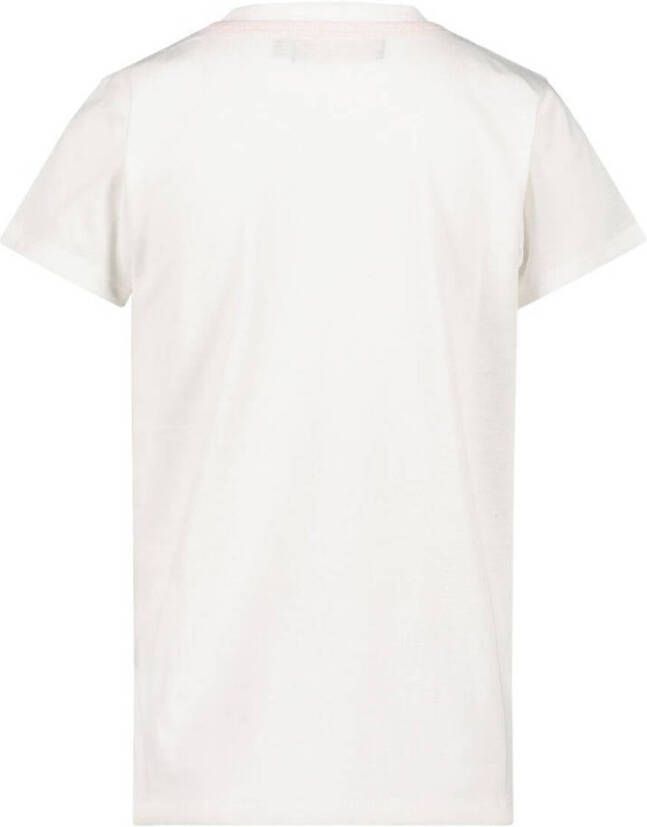 Orange Stars T-shirt met printopdruk ecru