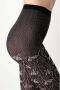Oroblu panty I Love First Class 50 denier met bloemenprint zwart - Thumbnail 3