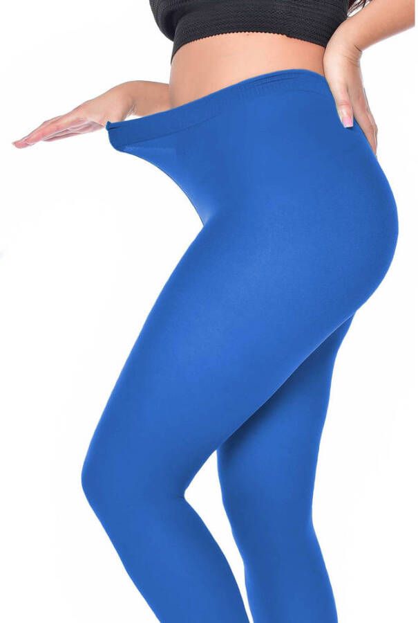 Pamela Mann Plus Size panty 50 denier kobaltblauw
