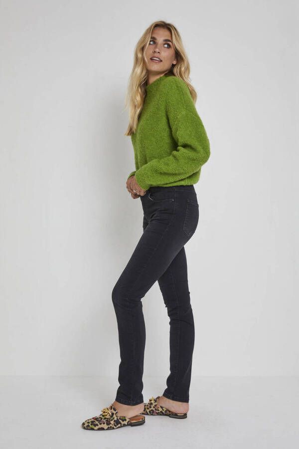 Para Mi high waist skinny jeans Celine Daily Denims black washed denim - Foto 3