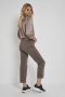 Para Mi high waist straight fit broek Bobby Authentic Morella taupe - Thumbnail 3