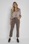 Para Mi high waist straight fit broek Bobby Authentic Morella taupe - Thumbnail 4