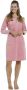 Pastunette Deluxe fluwelen badjas met ritssluiting roze - Thumbnail 2