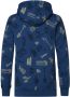 Petrol Industries hoodie met all over print donkerblauw zand Sweater All over print 116 - Thumbnail 2