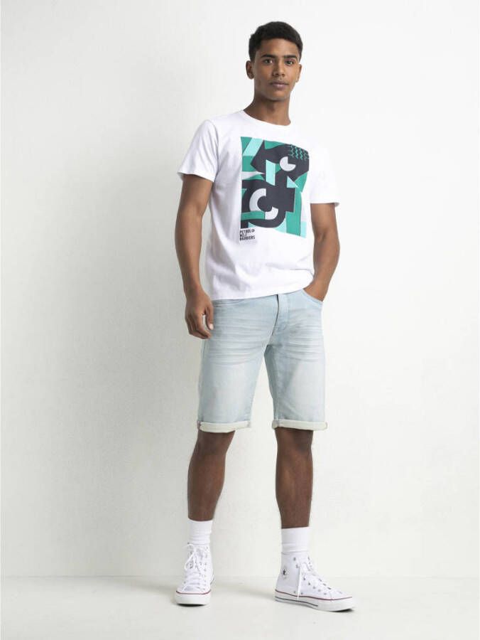 Petrol Industries regular fit jeans short Jackson bleached