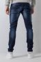 Petrol Industries skinny jeans NASH met riem blue black - Thumbnail 2