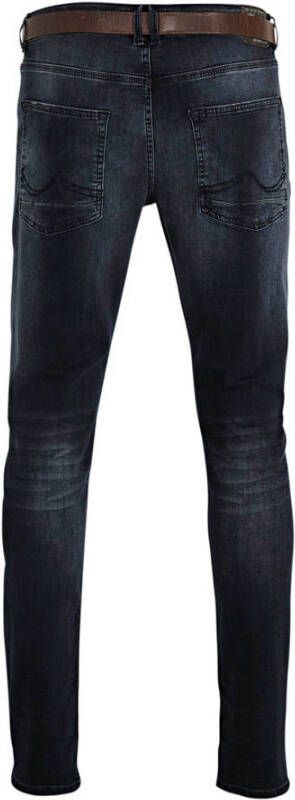 Petrol Industries slim fit jeans SEAHAM met riem Blue