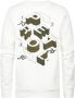 Petrol Industries sweater met backprint offwhite Wit Backprint 116 - Thumbnail 2