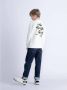 Petrol Industries sweater met backprint offwhite Wit Backprint 116 - Thumbnail 3