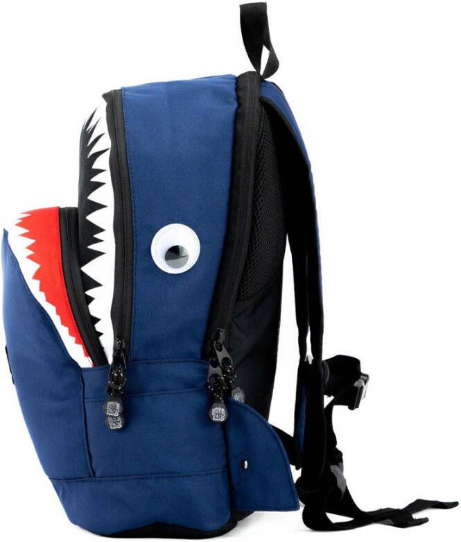 Pick & Pack rugzak Shark Shape M donkerblauw