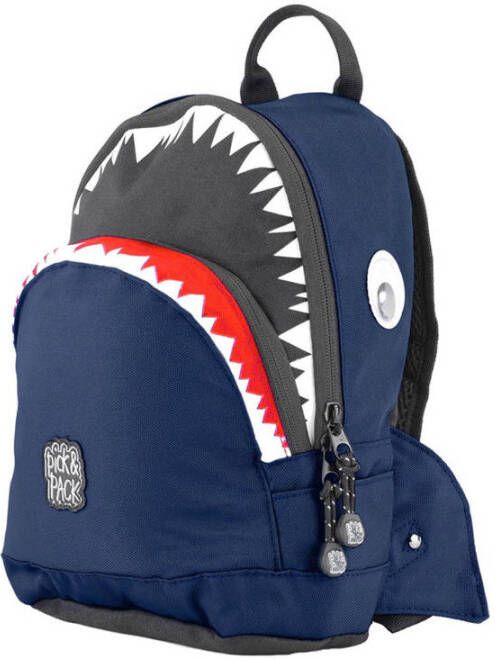 Pick & Pack rugzak Shark Shape S donkerblauw