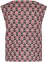PIECES Curve gilet PCMAILYN met all over print roze groen - Thumbnail 2