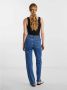 PIECES high waist wide leg jeans PCSIFFI medium blue denim - Thumbnail 2