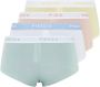 PIECES short PCLOGO (set van 4) groen geel roze wit - Thumbnail 2