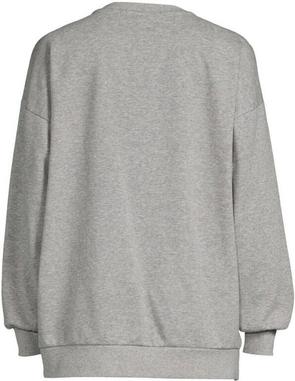 PIECES sweater PCCHILLI grijs
