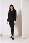 Plus Basics Klassieke Blazer Jas Zwart Dames - Thumbnail 3
