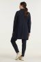 Plus Basics tapered fit broek van travelstof donkerblauw - Thumbnail 4