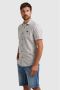 PME LEGEND Heren Overhemden Short Sleeve Shirt Yarn Dyed Stripe Beige - Thumbnail 8