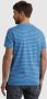 PME Legend Blauwe T-shirt Short Sleeve R-neck Yd Melange Striped Jersey - Thumbnail 9