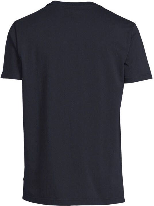 PME Legend regular fit T-shirt met printopdruk donkerblauw