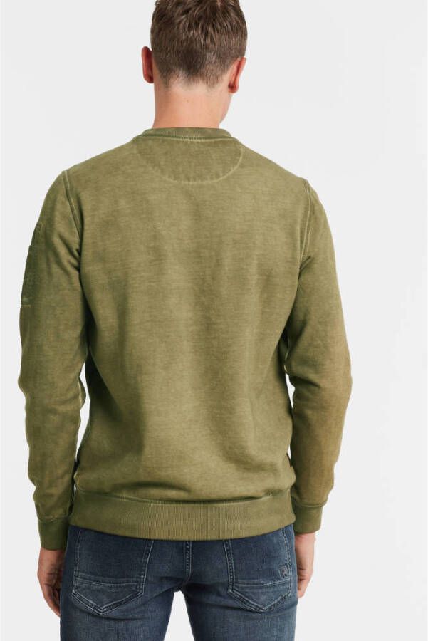 PME Legend sweater met logo 8036 tarmac