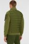 PME Legend Groene Jack Zip Jacket Fleece Mixed Padded Nylon - Thumbnail 9
