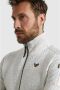 PME Legend Gebroken Wit Vest Zip Jacket Jacquard Interlock Sweat - Thumbnail 8