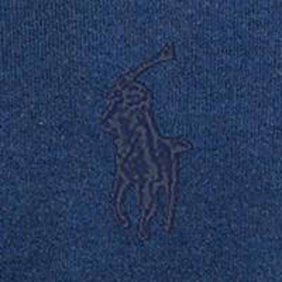 POLO Ralph Lauren fijngebreide wollen pullover met logo rustic navy heather