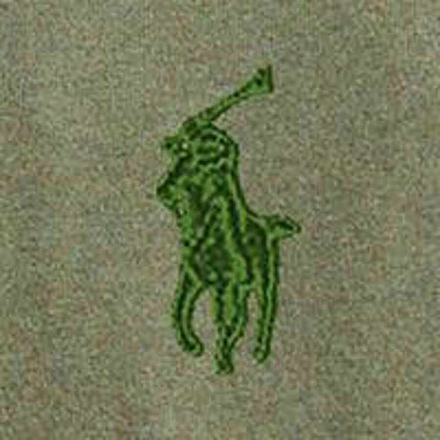 POLO Ralph Lauren fijngebreide wollen trui met logo woodland heather