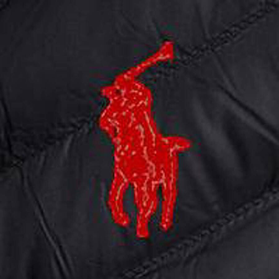 POLO Ralph Lauren gewatteerde jas met logo polo black