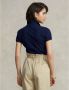 Ralph Lauren Dames Navy Blue Polo Shirt met Iconisch Logo Blue Dames - Thumbnail 4