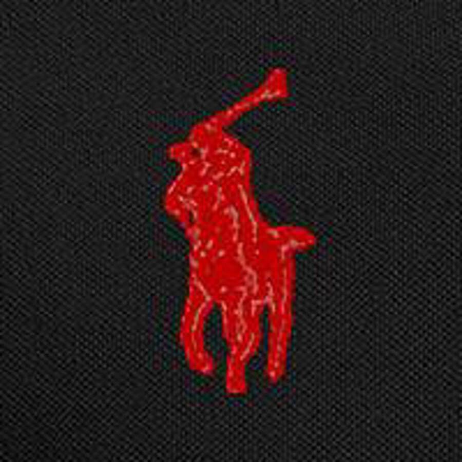 POLO Ralph Lauren regular fit polo met contrastbies polo black