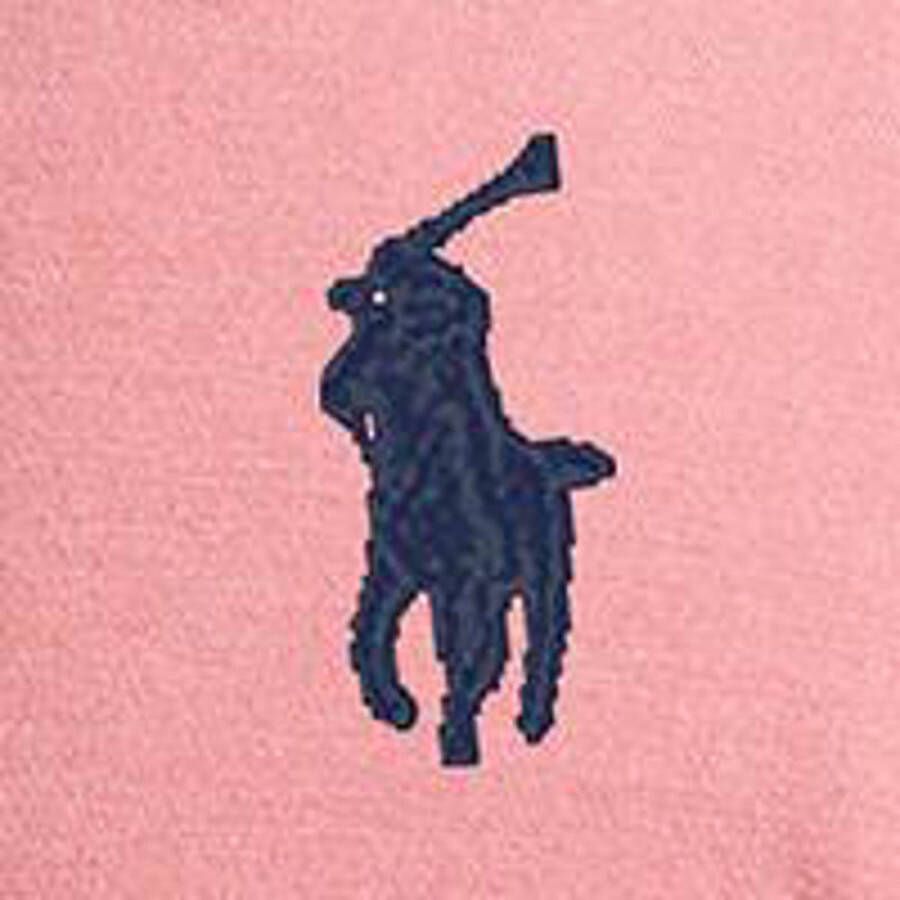 POLO Ralph Lauren regular fit T-shirt met linnen desert rose