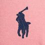 POLO Ralph Lauren regular fit T-shirt met linnen desert rose - Thumbnail 4